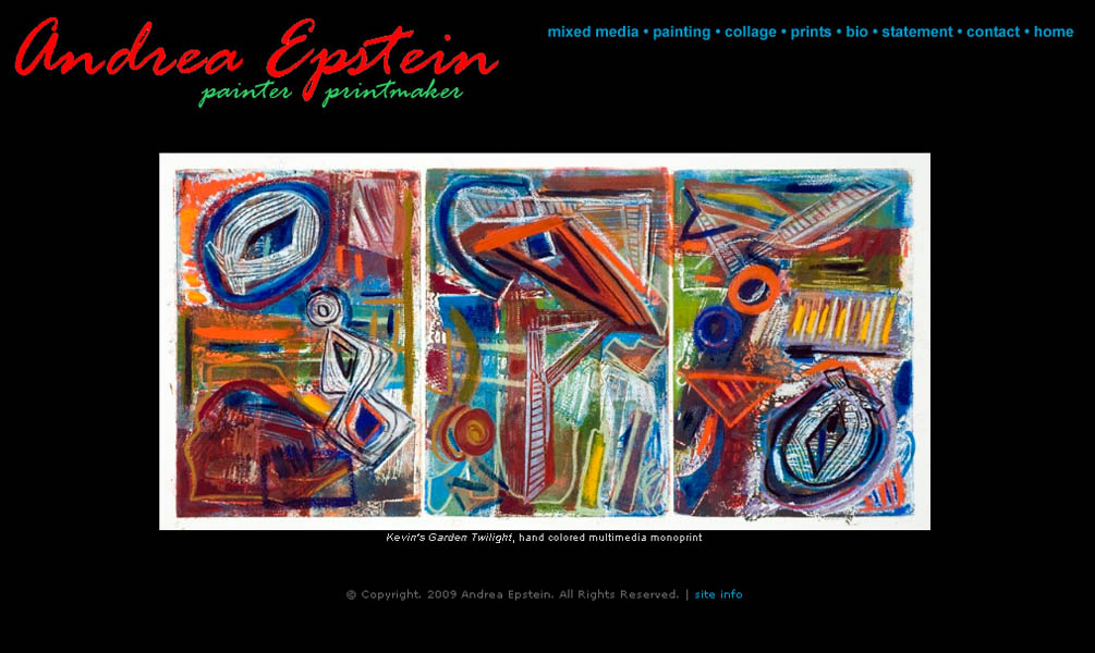Andrea Epstein painter printmaker