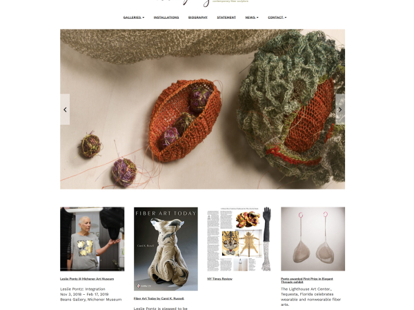 Leslie Pontz Fiber Artist